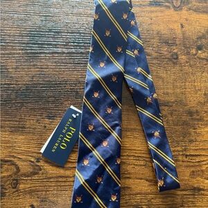 Polo by Ralph Lauren Blue and Yellow Striped Tie